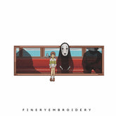 Spirited Away Train Scene - Anime - Embroidery Design - FineryEmbroidery